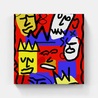 Basquiat busts rhyme-Canvas-artwall-Artwall