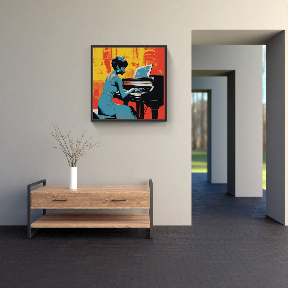 Artistic Piano Symphony-Canvas-artwall-Artwall