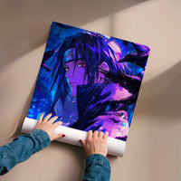 L'impression présentée en poster, sans encadrement, sur un mur neutre.