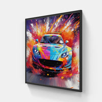 Motorized Marvels-Canvas-artwall-20x20 cm-Black-Artwall