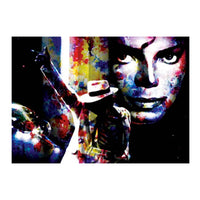Michael Jackson Bad Decorative Art Print
