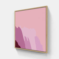 Pink blossom wings soar-Canvas-artwall-20x20 cm-Wood-Fine Paper-Artwall