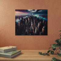 New-York, wow!- Tableau aluminium