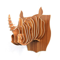 Rhinoceros Animal Trophy Decoration