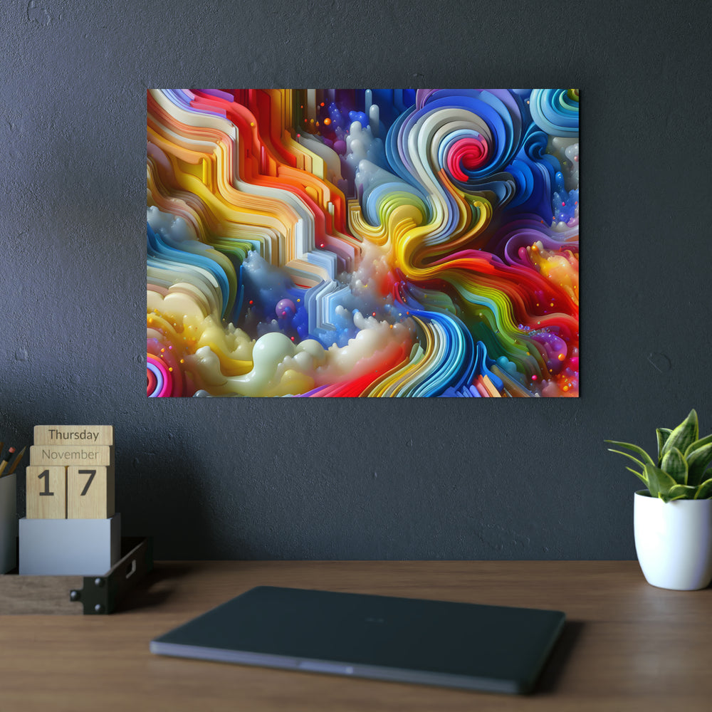 3D illusioniste- Tableau aluminium