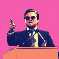 Leonardo DiCaprio Pop-Canvas-artwall-Artwall