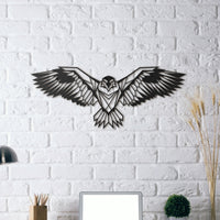 Décoration murale métallique aigle
