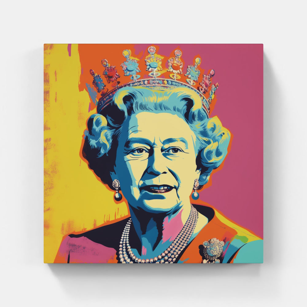 Queen Elizabeth-Canvas-artwall-Artwall