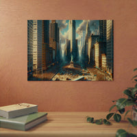 New-York, Forever, Love, Home.- Tableau aluminium