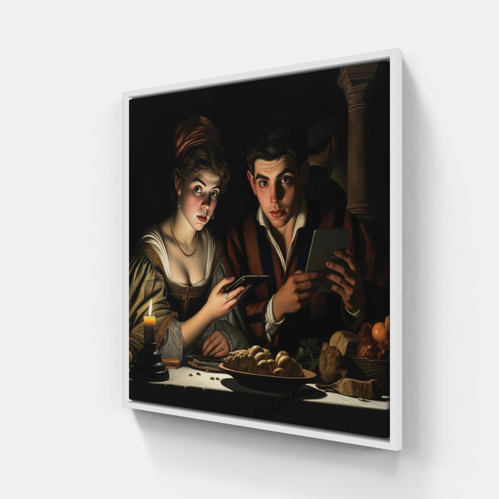 Caravaggio's Illumination-Canvas-artwall-20x20 cm-White-Artwall
