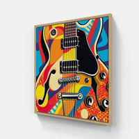 Enchanting Guitar Embrace-Canvas-artwall-Artwall