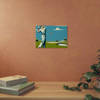 Golf Course Sunrise- Tableau aluminium