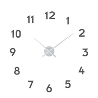 Horloge Murale Numbers Argent