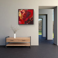 Red rose fading-Canvas-artwall-Artwall