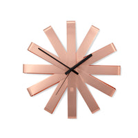 Copper Deco Wall Clock