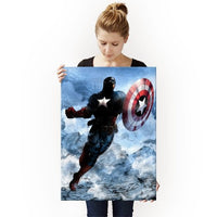 Poster Métal Dark Captain America