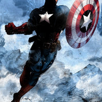 Dark Captain America Metal Poster