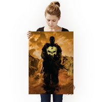 Poster Métal Black Punisher