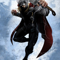 Black Thor Metal Poster