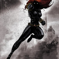 Black Widow Metal Poster