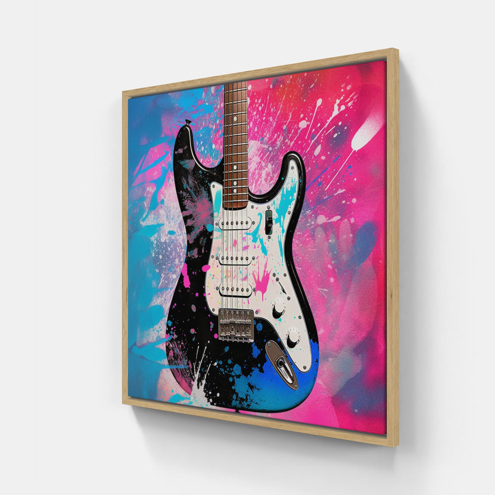 Sensational Guitar Anthem-Canvas-artwall-Artwall