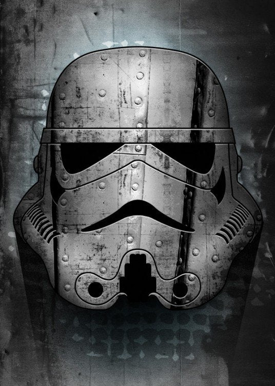 Affiche Métal Iron Stormtrooper