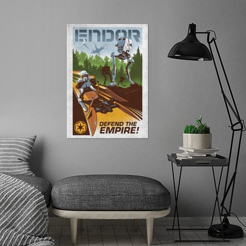 Endor Retro Poster Star Wars