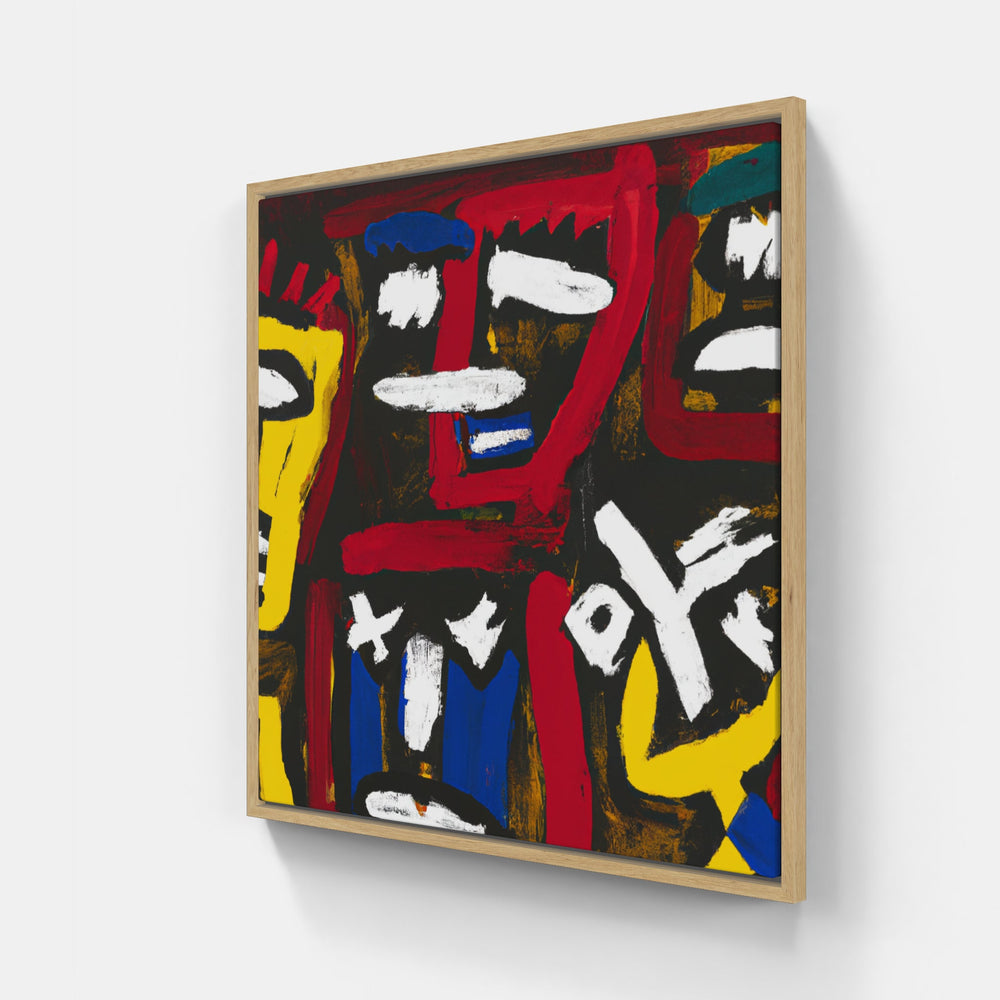 Basquiat timelessness-Canvas-artwall-20x20 cm-Wood-Artwall