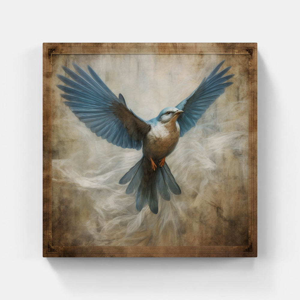 Bird Sky Joy Sing-Canvas-artwall-Artwall