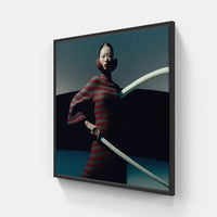 Fashion Reflections Unveiled-Canvas-artwall-20x20 cm-Black-Artwall