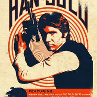 Han Solo Retro Poster