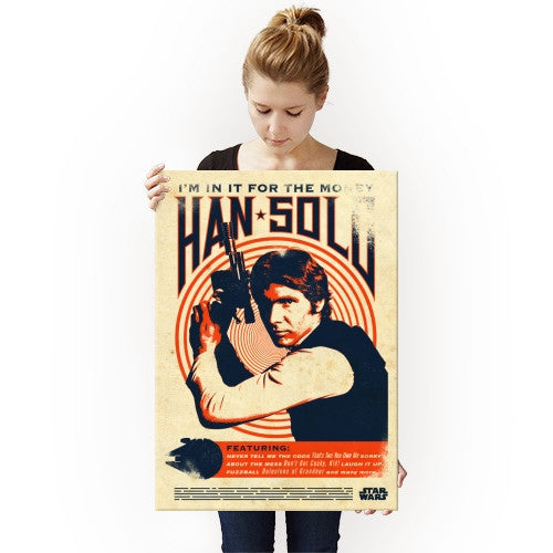 Han Solo Retro Poster
