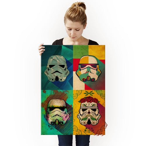Pop Art Storm Trooper Poster