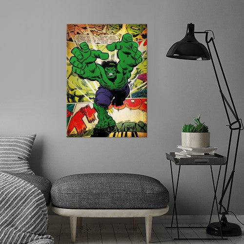 Hulk Retro Poster