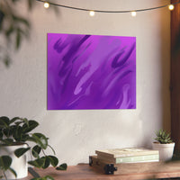 Mer violet sommeil- Tableau aluminium