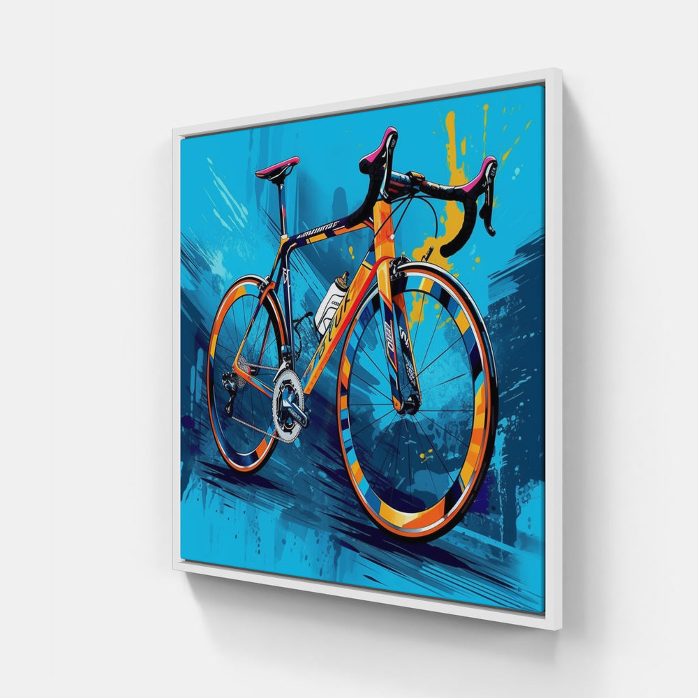 Spokes of Adventure-Canvas-artwall-20x20 cm-White-Artwall