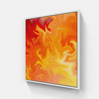 Orange ripe sun-Canvas-artwall-20x20 cm-White-Artwall