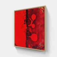 Red rose bloom-Canvas-artwall-20x20 cm-Wood-Artwall