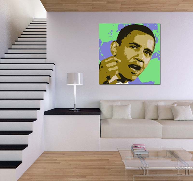 Barack Obama Modern Art Print