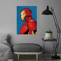 Gold Iron Man Wall Poster