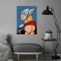 Metal Poster Hammer Thor
