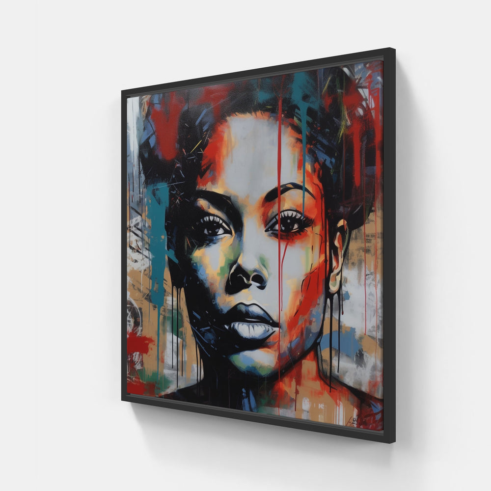 Street Dreams-Canvas-artwall-20x20 cm-Black-Artwall