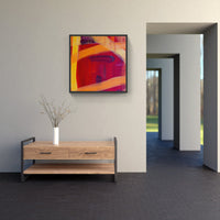 Orange sunrise bright-Canvas-artwall-Artwall