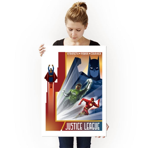 Justice League Vintage Poster