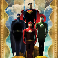 Justice League Retro Poster