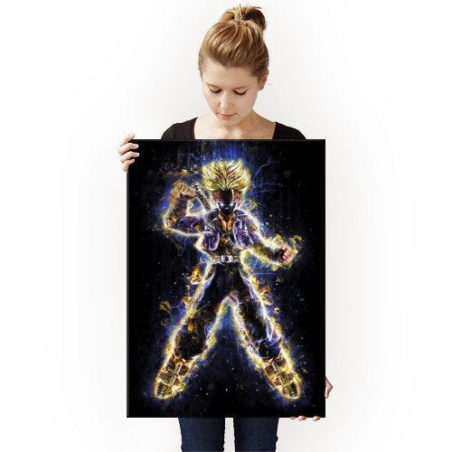 Saiyan God Metallic Poster