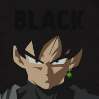 Black Goku Metallic Poster