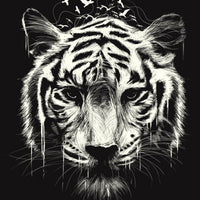 Poster Metal Tigre Nature