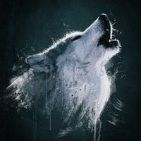 Wolf Animal Metal Poster