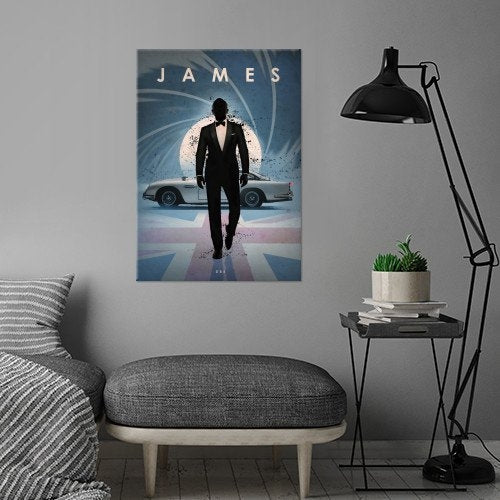 Bond DB5 Metal Poster